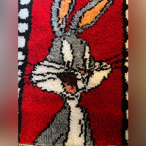 Vintage Bugs bunny Looney Tunes Rug Hook. Hand Made. - Picture 2 of 4
